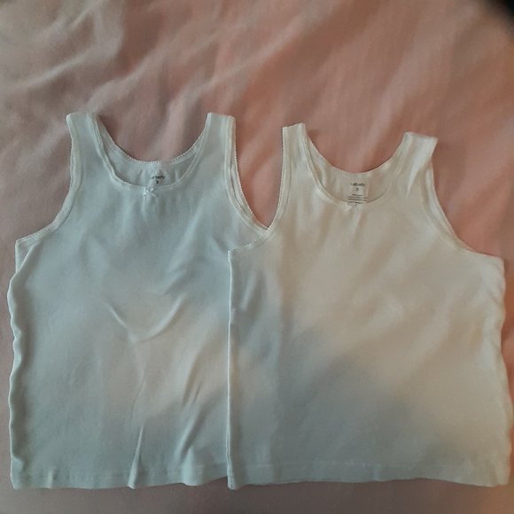 CARTER'S BRAND NEW NEVER WORN – 2-PACK TANK TOPS 100% COTTON – GIRL SIZE 6-7 - Picture 2 of 3